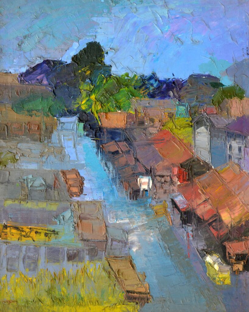 Orelope Street, mixed media, 2011–2014